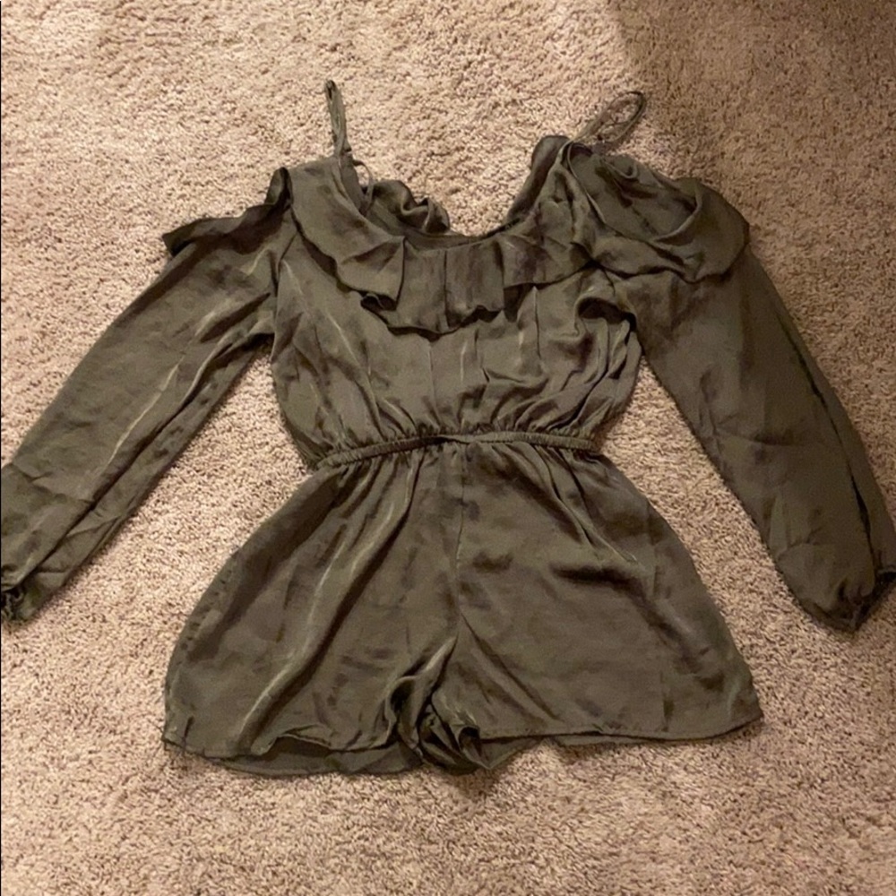 Olive Green romper